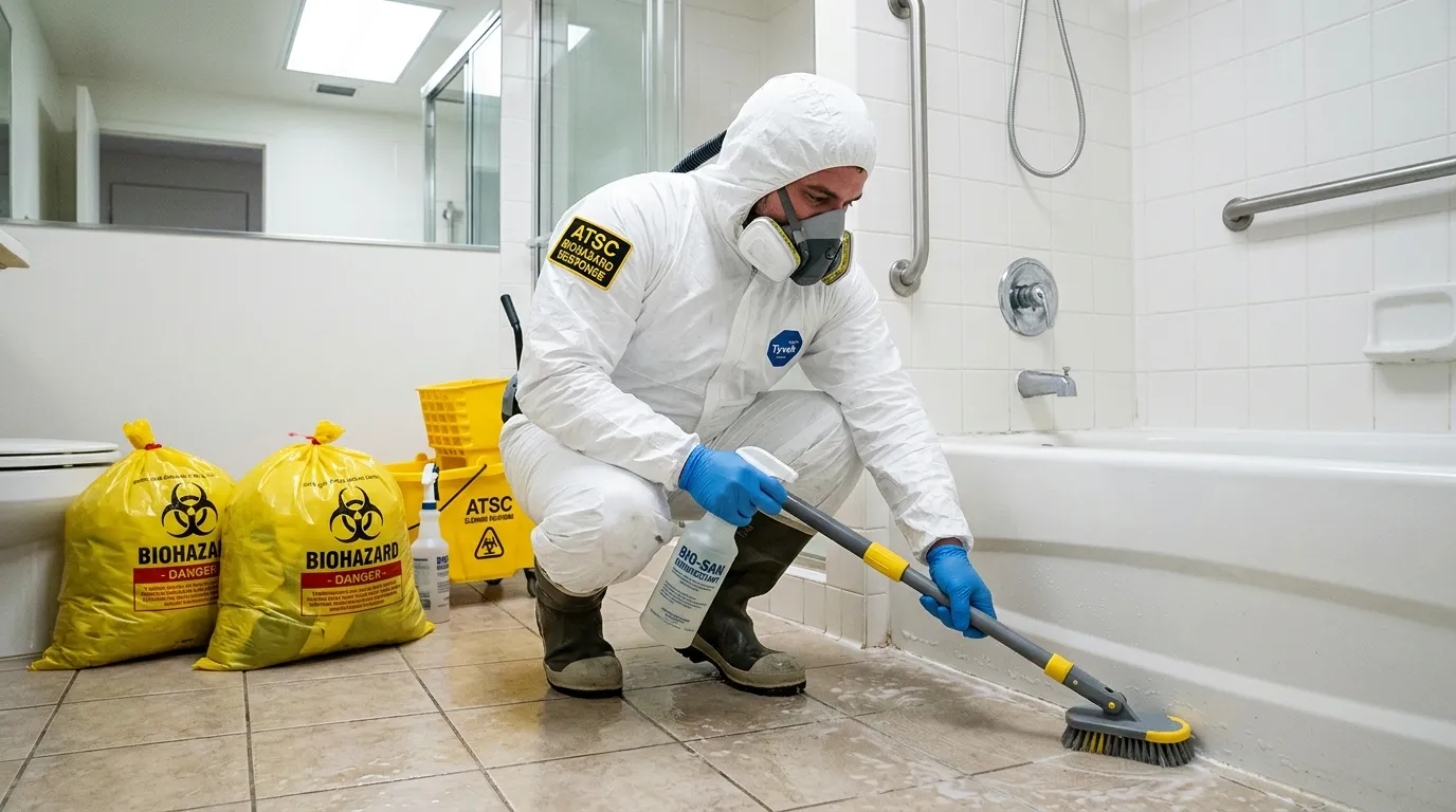 Decontamination equipment deployed for Blood Cleanup in Bonham